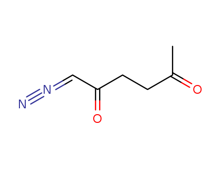 Molecular Structure of 114491-34-8 (2,5-Hexanedione, 1-diazo-)
