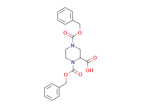 Molecular Structure of 191739-36-3 (1,2,4-Piperazinetricarboxylic acid, 1,4-bis(phenylmethyl) ester)