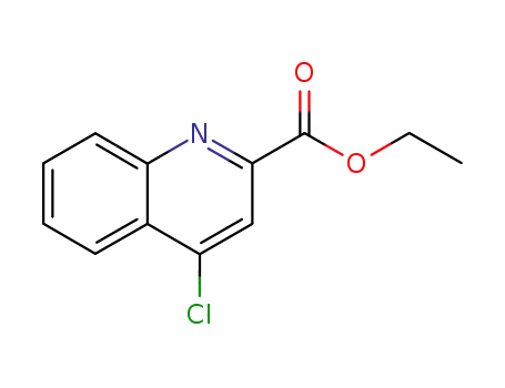 Molecular Structure of 18436-69-6 (ETHYL 4-CHLOROQUINOLINE-2-CARBOXYLATE)