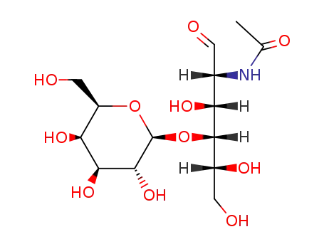 Molecular Structure of 85441-65-2 (glucosyl (1-4) N-acetylglucosamine)