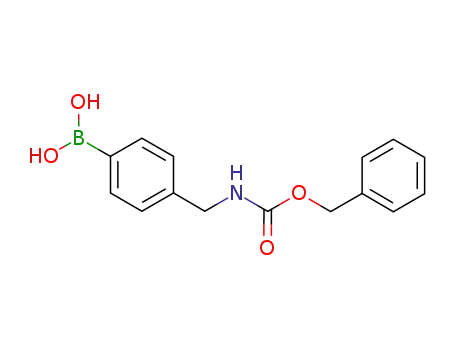 Molecular Structure of 914452-61-2 (4-(Cbz-aminomethyl)phenyboronic acid)