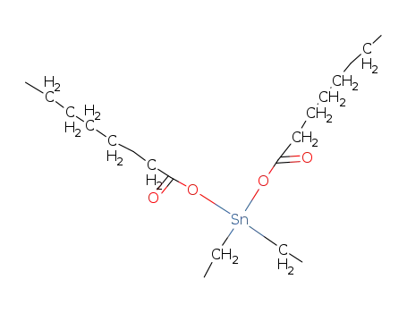 Molecular Structure of 2641-56-7 (Diethylbis(octanoyloxy)stannane)