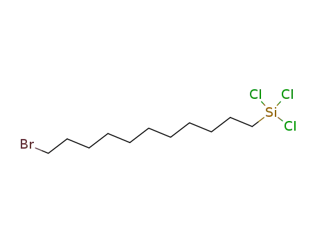 Molecular Structure of 79769-48-5 (11-BROMOUNDECYLTRICHLOROSILANE)