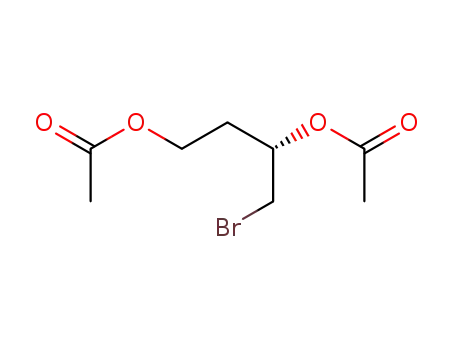 Molecular Structure of 95337-96-5 ((S)-2,4-DIACETOXY-1-BROMOBUTANE)
