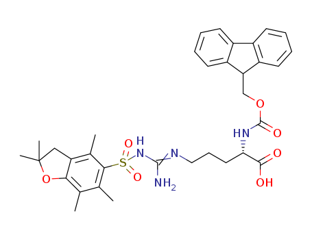 154445-77-9,FMOC-Arg(Pbf)-OH,N-α-Fmoc-N-ω-2,2,4,6,7-pentamethyldihydro;FMOC-N-omega-(2,2,4,6,7-pentamethyldihydrobenzofuran-5-sulfonyl)-L-arginine;