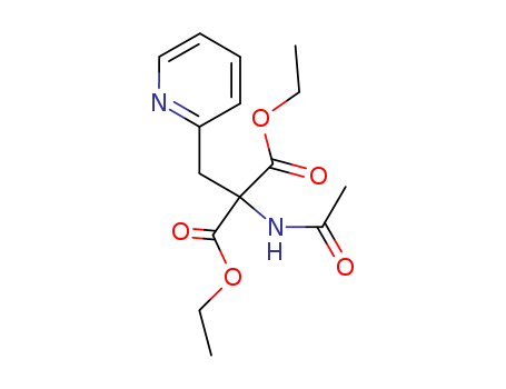 Propanedioic acid, (acetylamino)(2-pyridinylmethyl)-, diethyl ester