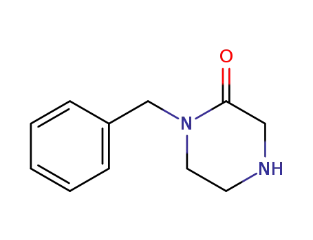 Molecular Structure of 59702-21-5 (1-Benzylpiperazine-2-one)