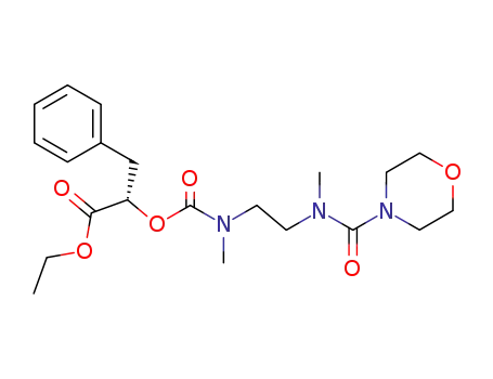 Benzenepropanoic acid,
a-[[[methyl[2-[methyl(4-morpholinylcarbonyl)amino]ethyl]amino]carbonyl]
oxy]-, ethyl ester, (S)-