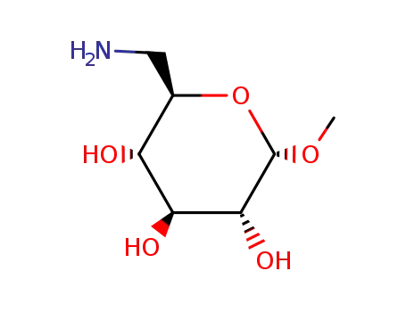 Molecular Structure of 5155-47-5 (METHYL 6-AMINO-6-DEOXY-GALACTOPYRANOSIDE)