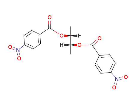 Molecular Structure of 93874-34-1 (butane-2,3-diyl bis(4-nitrobenzoate))