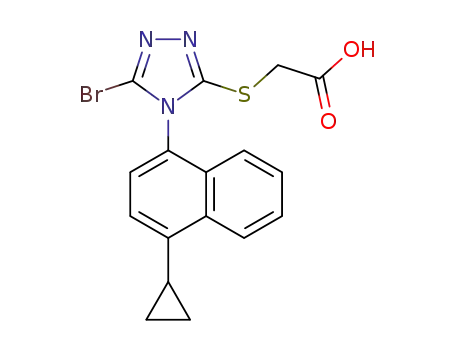 Molecular Structure of 878672-00-5 (RDEA 594)