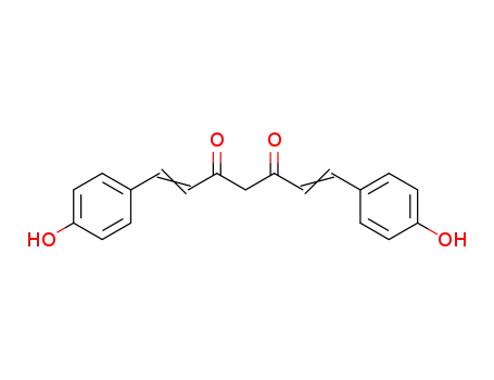 Molecular Structure of 24939-16-0 (BIS(4-HYDROXYCINNAMOYL)METHANE)