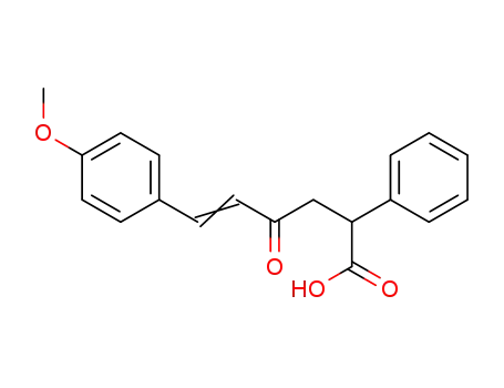 Benzeneacetic acid, a-[4-(4-methoxyphenyl)-2-oxo-3-butenyl]-