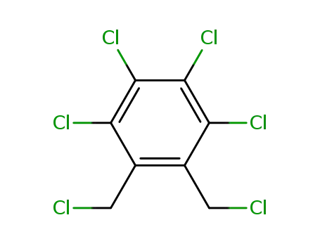 Molecular Structure of 1079-15-8 (Benzene, 1,2,3,4-tetrachloro-5,6-bis(chloromethyl)-)