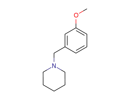 Molecular Structure of 107417-55-0 (3-(1-piperidinomethyl)-anisole)