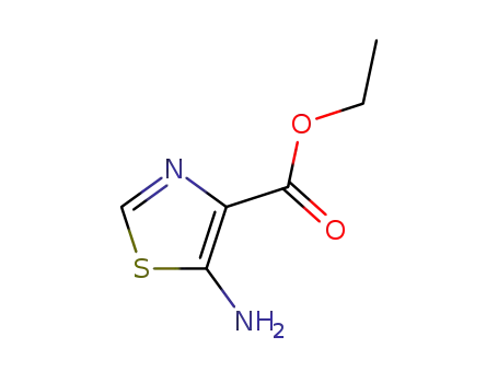Molecular Structure of 18903-18-9 (5-Aminothiazole-4-carboxylic acid ethyl ester)