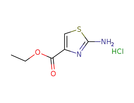 Molecular Structure of 435342-17-9 (Ethyl 2-aminothiazole-4-carboxylate hydrochloride)