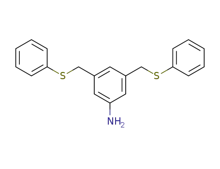 Molecular Structure of 251912-40-0 (3,5-bis(phenylthiomethyl)aniline)