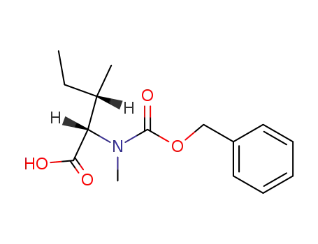 Molecular Structure of 42417-66-3 (N-Cbz-N-methyl-L-isoleucine)