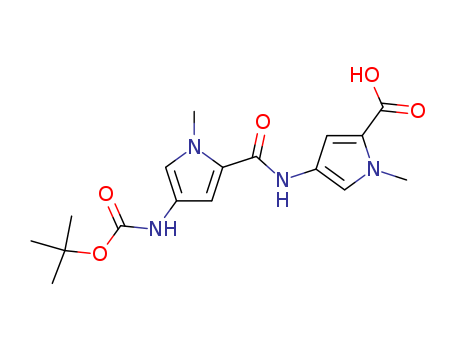 1H-Pyrrole-2-carboxylicacid,4-[[[4-[[(1,1-dimethylethoxy)carbonyl]amino]-1-methyl-1H-pyrrol-2-yl]carbonyl]amino]-1-methyl-
