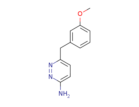 3-Pyridazinamine, 6-[(3-methoxyphenyl)methyl]-