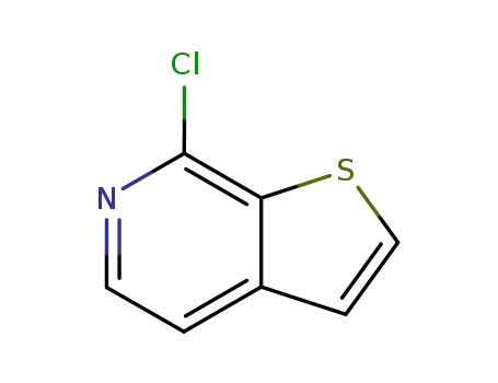 Molecular Structure of 28948-58-5 (7-CHLORO-THIENO[2,3-C] PYRIDINE)