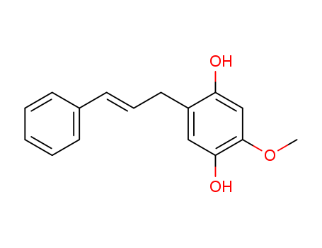 1,4-Benzenediol,2-methoxy-5-(3-phenyl-2-propen-1-yl)-