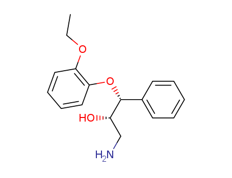 Benzeneethanol, a-(aminomethyl)-b-(2-ethoxyphenoxy)-, (aR,bR)-rel-