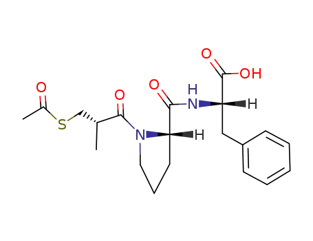 1-[3-(Acetylsulfanyl)-2-methylpropanoyl]prolylphenylalanine