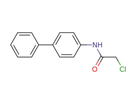 Molecular Structure of 3289-77-8 (N-1,1''-BIPHENYL-4-YL-2-CHLOROACETAMIDE)