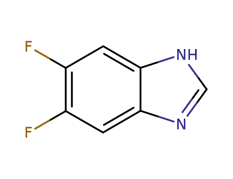Molecular Structure of 78581-99-4 (1H-Benzimidazole,5,6-difluoro-(9CI))