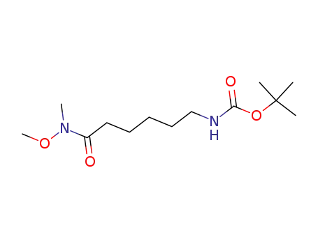 Carbamic acid, [6-(methoxymethylamino)-6-oxohexyl]-,
1,1-dimethylethyl ester