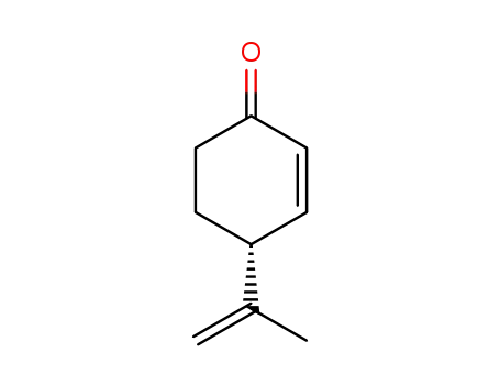 Molecular Structure of 89002-23-3 (2-Cyclohexen-1-one, 4-(1-methylethenyl)-, (R)-)