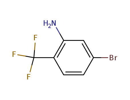 703-91-3,5-Bromo-2-(trifluoromethyl)aniline,o-Toluidine,5-bromo-a,a,a-trifluoro- (7CI,8CI);5-Bromo-2-trifluoromethylaniline;