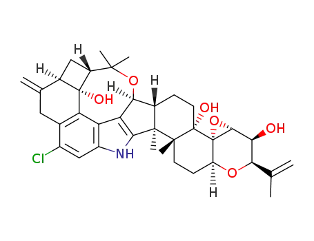 Molecular Structure of 12627-35-9 (PENITREM A)