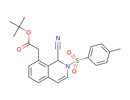 tert-butyl 2-(1-cyano-2-tosyl-1,2-dihydroisoquinolin-8-yl)acetate