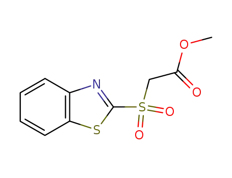 Molecular Structure of 24045-01-0 (methyl 2-(benzo[d]thiazol-2-ylsulfonyl)acetate)
