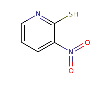 Molecular Structure of 38240-29-8 (3-Nitro-2-pyridinethiol)
