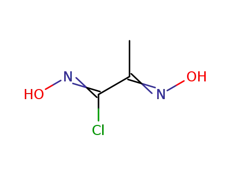 Molecular Structure of 4732-59-6 (N-Hydroxy-2-(hydroxyimino)propanimidoyl chloride)