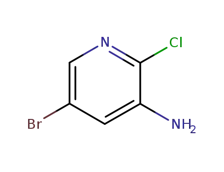 Molecular Structure of 588729-99-1 (2-Chloro-3-amino-5-bromopyridine)