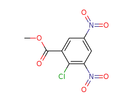Molecular Structure of 2213-79-8 (METHYL 2-CHLORO-3,5-DINITROBENZOATE)