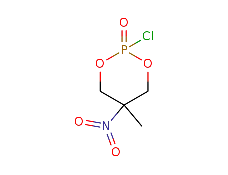Molecular Structure of 6533-33-1 (2-chloro-5-methyl-5-nitro-1,3,2-dioxaphosphinane 2-oxide)