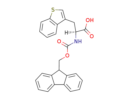 Molecular Structure of 177966-60-8 (FMOC-L-3-BENZOTHIENYLALANINE)