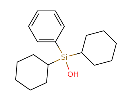 Molecular Structure of 1031-17-0 (Silanol, dicyclohexylphenyl-)