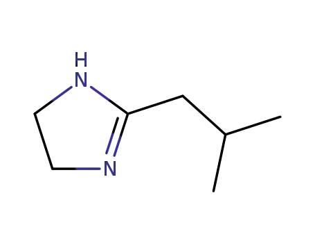 Molecular Structure of 76500-88-4 (1H-Imidazole, 4,5-dihydro-2-(2-methylpropyl)-)