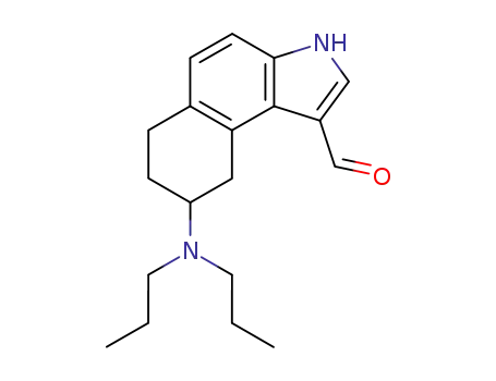 Molecular Structure of 163562-15-0 (3H-Benz[e]indole-1-carboxaldehyde,
8-(dipropylamino)-6,7,8,9-tetrahydro-)