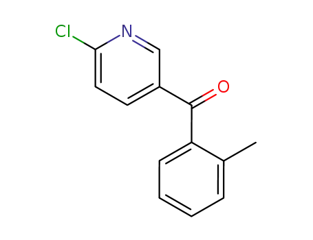 Molecular Structure of 872088-10-3 ((6-CHLOROPYRIDIN-3-YL)-O-TOLYL-METHANONE)