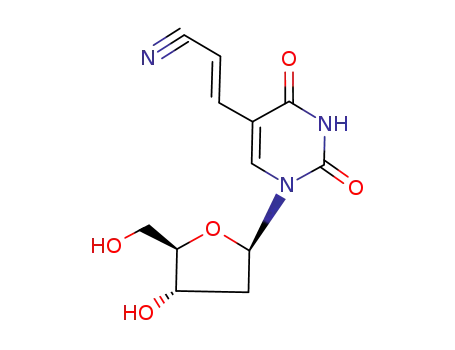 2'-Deoxy-5-(2-cyanovinyl)uridine