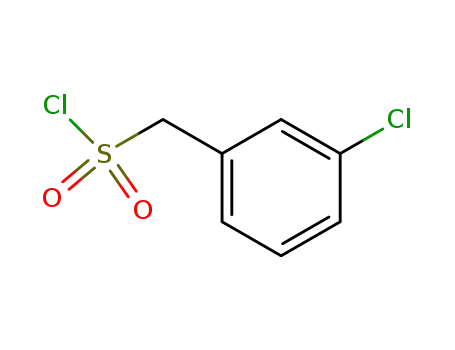 Molecular Structure of 24974-73-0 ((3-CHLORO-PHENYL)-METHANESULFONYL CHLORIDE)