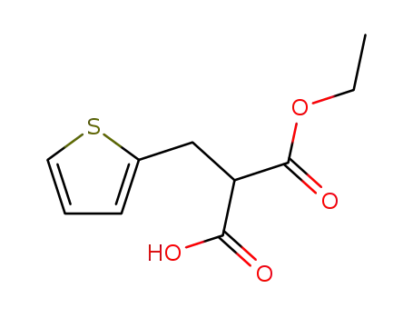 Molecular Structure of 143468-96-6 (2-Carbethoxy-3-(2-thienyl)propanoic acid)